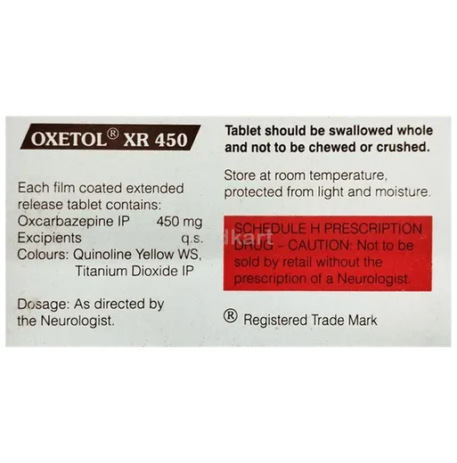 oxetol xr 450mg tablet 10's